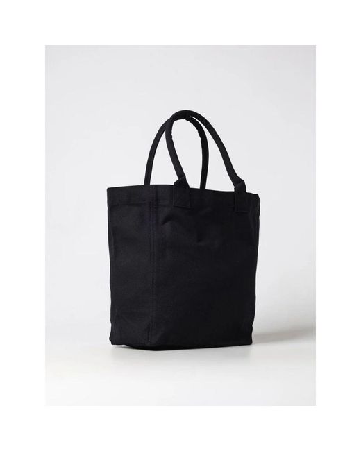Isabel Marant Black Schwarze Canvas Umhängetasche Stilvoll