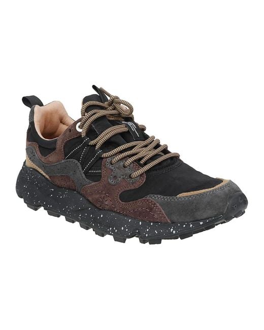 Flower Mountain Brown Sneakers for men