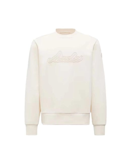 Moncler White Sweatshirts for men