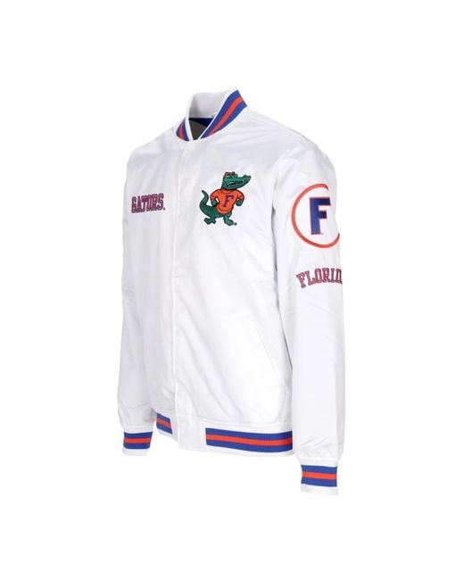 Mitchell & Ness White Bomber Jackets for men