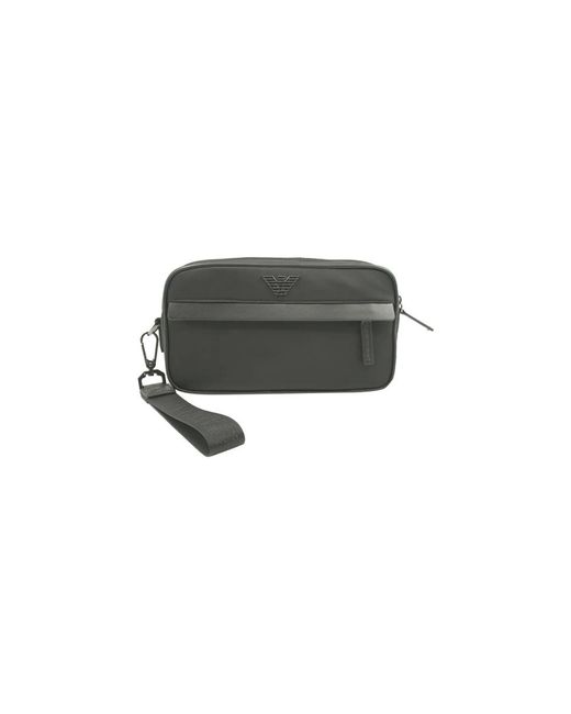 Emporio Armani Green Toilet Bags for men