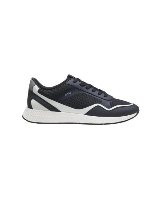 Boss Blue Sneakers for men
