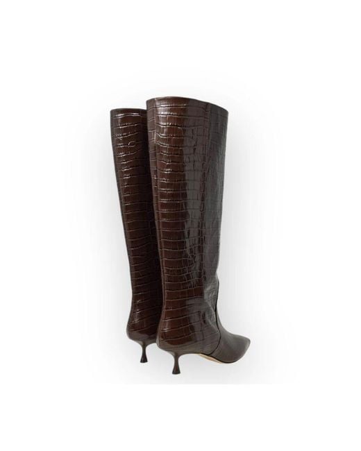 High Boots Stuart Weitzman en coloris Brown
