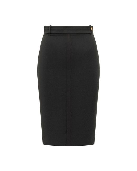 Elisabetta Franchi Black Pencil Skirts