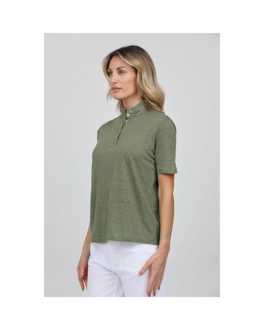 Polo Shirts Gran Sasso en coloris Green