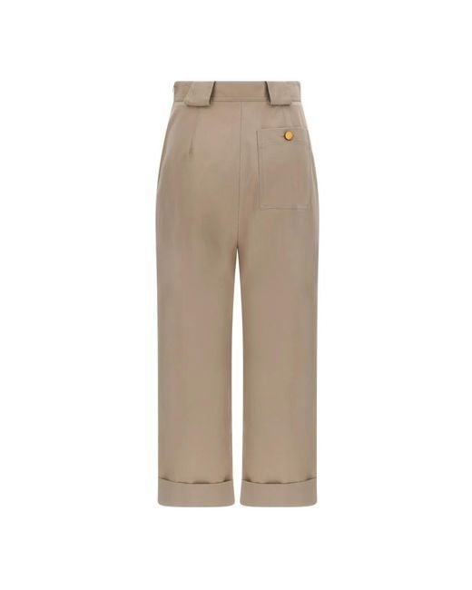 Max Mara Natural Straight Trousers