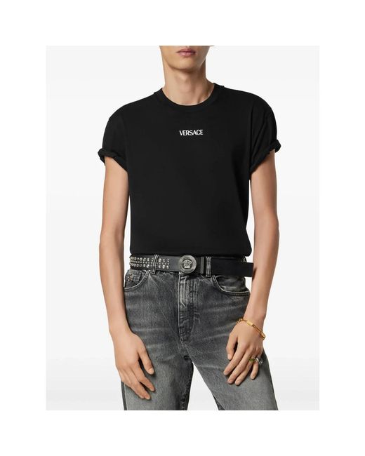 T-Shirts Versace de hombre de color Black