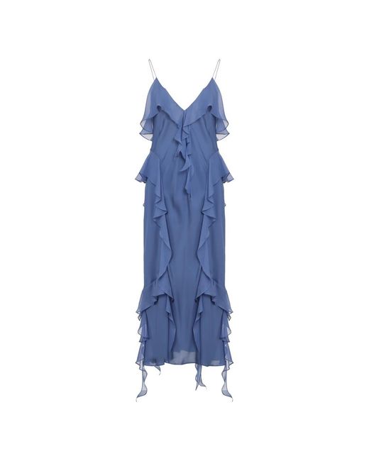 Khaite Blue Midi Dresses
