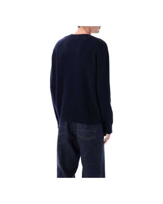 COLORFUL STANDARD Blue Round-Neck Knitwear for men