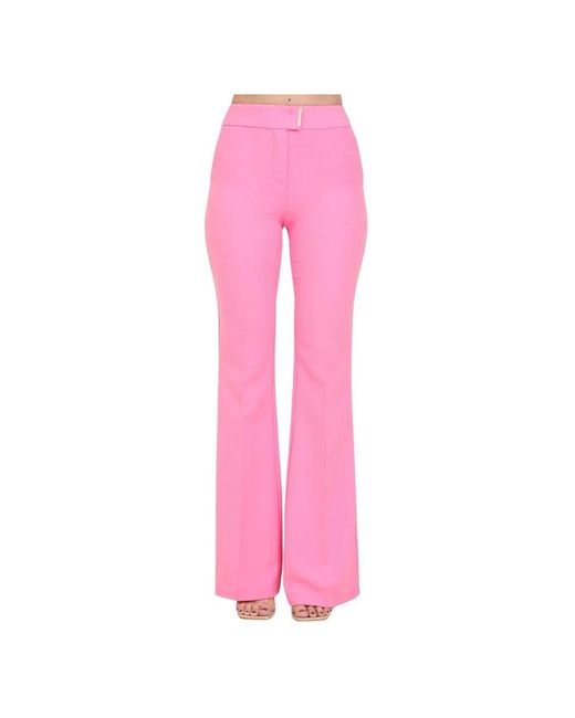 Wide Trousers SIMONA CORSELLINI de color Pink