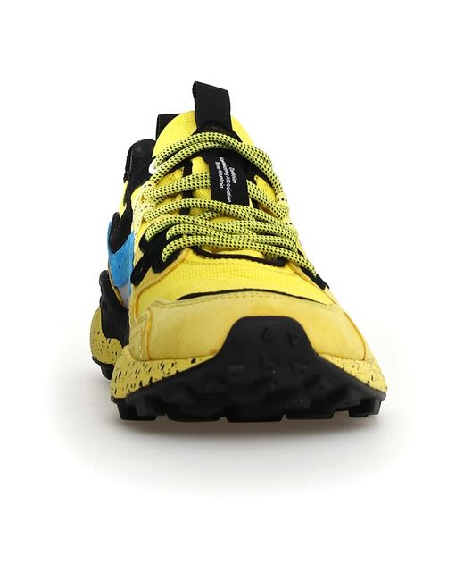 Flower Mountain Sportlicher sneaker mit ripstop-gewebe in Yellow für Herren