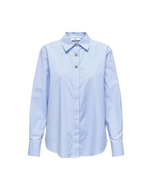 Jacqueline De Yong Blue Shirts