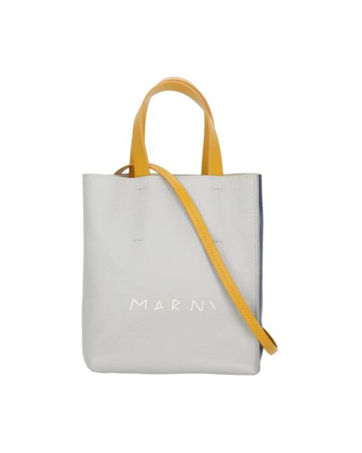 Marni Metallic Tote Bags