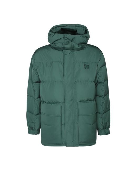 Maison Kitsuné Green Winter Jackets for men