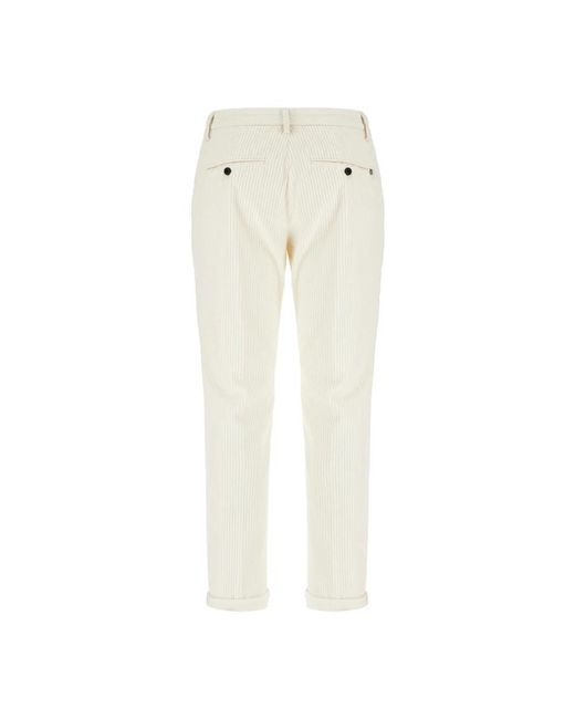 Dondup Broeken ,Wit ,Denim Klassieke Denim Jeans Voor Dagelijks Gebruik in het Natural voor heren