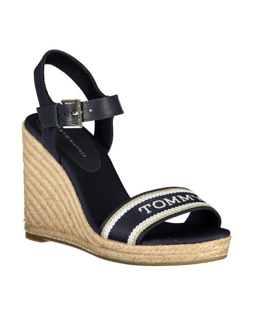 Tommy Hilfiger Blue Wedges