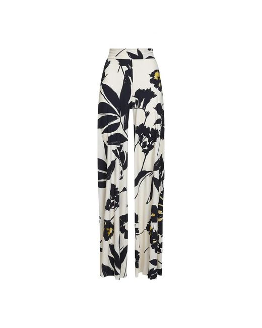 Chiara Boni White Wide Trousers