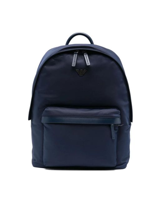 Emporio Armani Klare Blaue Logodetail-Handtasche in Blue für Herren