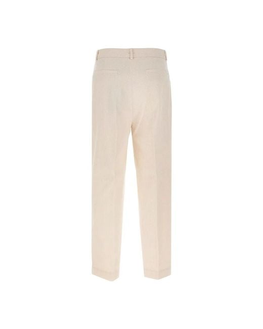 Boss Natural Straight Trousers