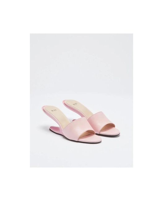 N°21 Pink Heeled Mules