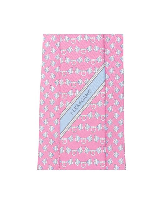 Ferragamo Pink Tie for men