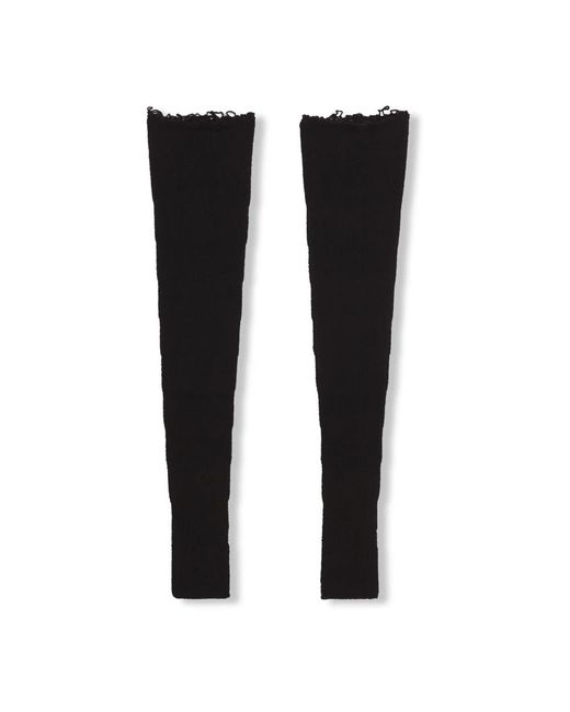 Cortana Accessoires ,Zwart ,Wol Lange Kasjmier En Wollen Armwarmers in het Black