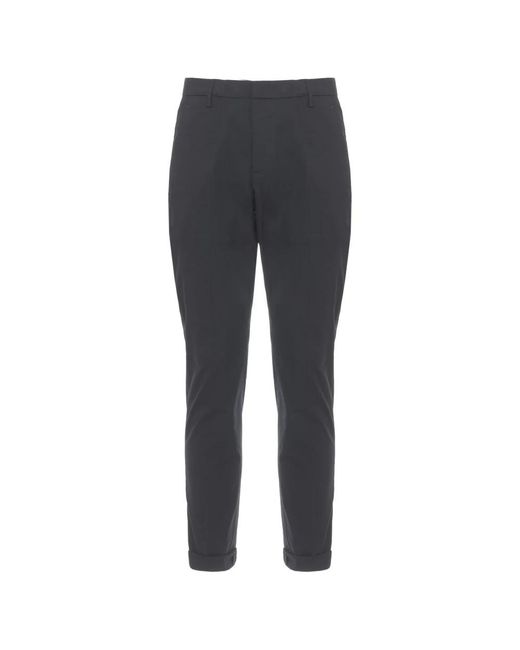Dondup Gray Slim-Fit Trousers for men