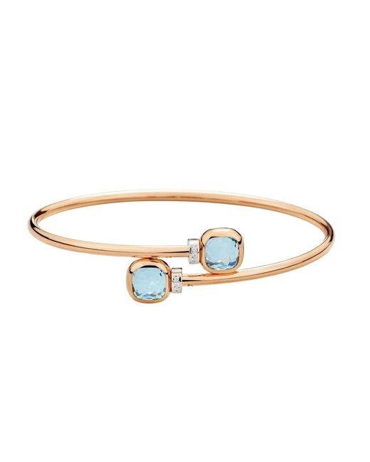 Pomellato Accessoires ,Geel ,Armband Nudo Mini in het Metallic