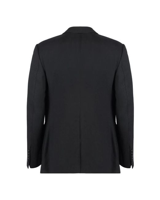 Tom Ford Jassen ,Zwart ,Wol Wollen Reverskraag Jas in het Black voor heren