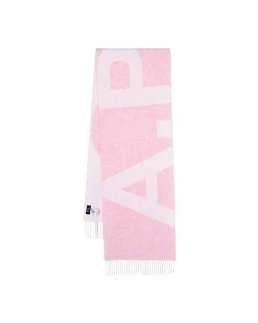 A.P.C. Pink Winter Scarves