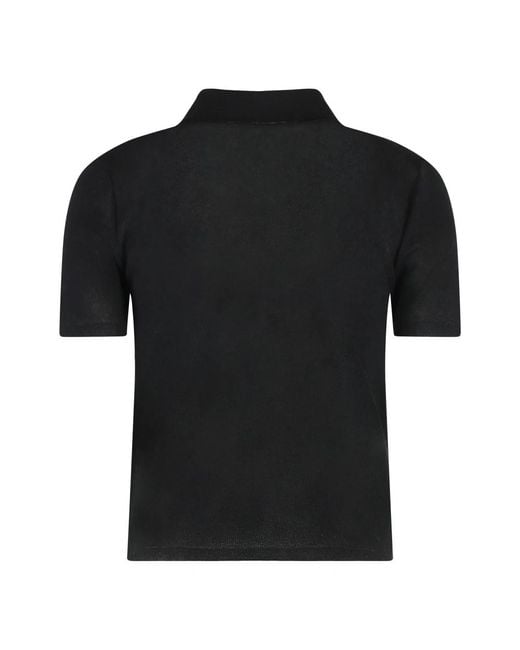 Moncler Black Polo Shirts
