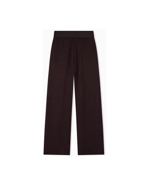 ARMANI EXCHANGE Brown Wide Trousers
