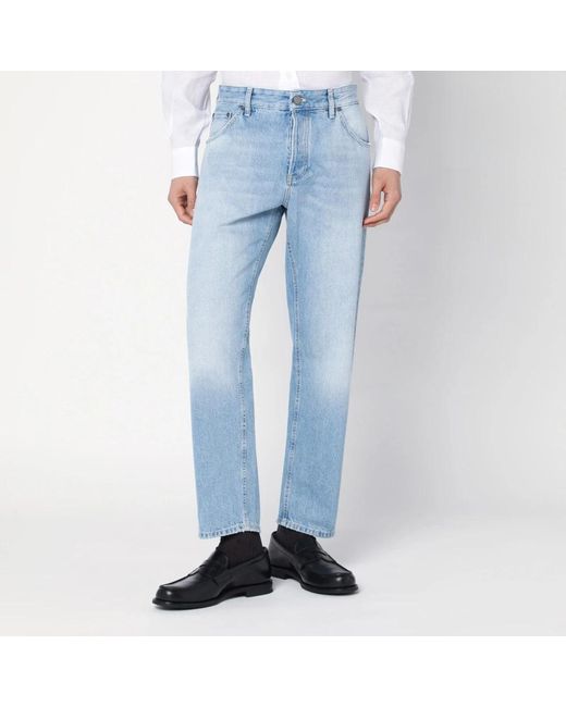PT Torino Blue Straight Fit Jeans for men