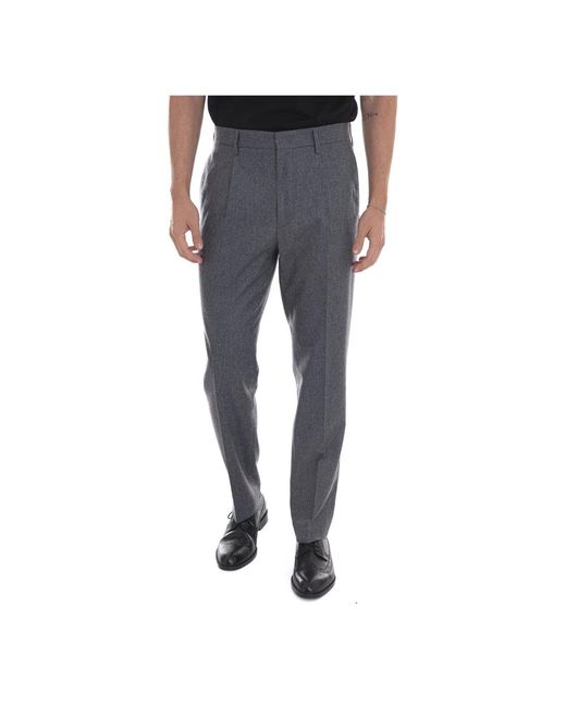 hindustrie Blue Slim-Fit Trousers for men