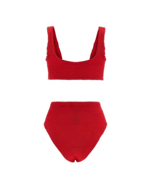 Hunza G Red Bikinis