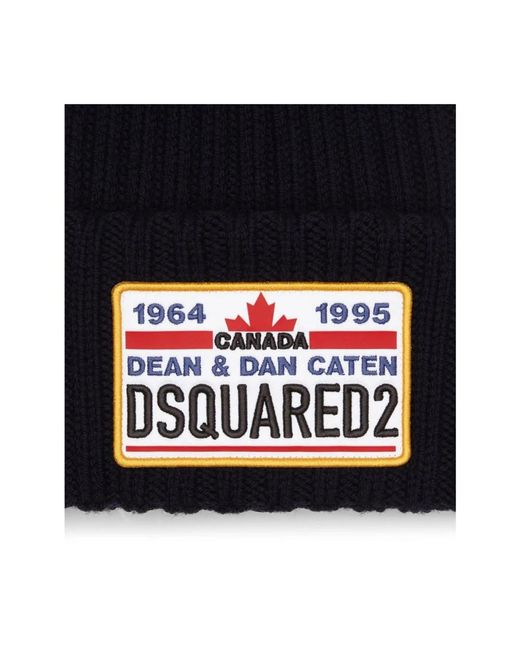 Beanies DSquared² de hombre de color Black