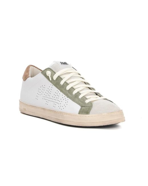 P448 White Sneakers for men