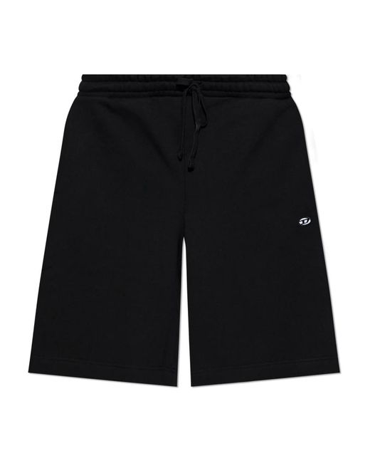 Casual Shorts di DIESEL in Black da Uomo