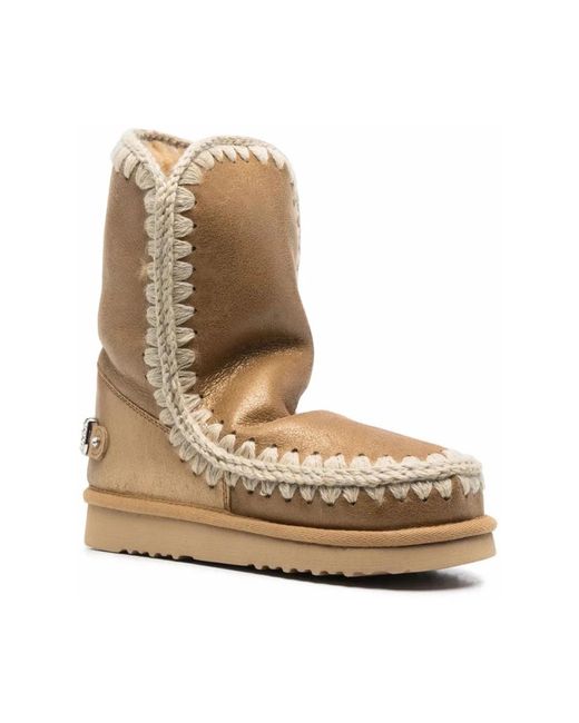 Mou Brown Casual Braune Stiefeletten