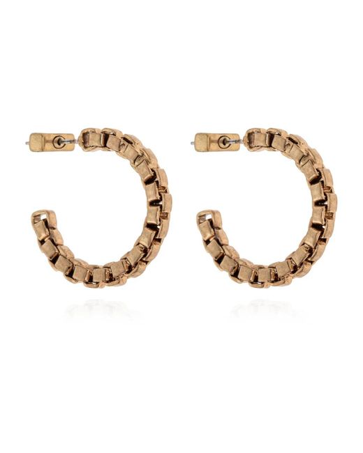 Earrings di AllSaints in Metallic