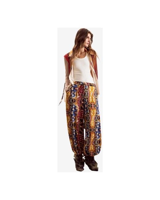 Desigual Blue Wide Trousers