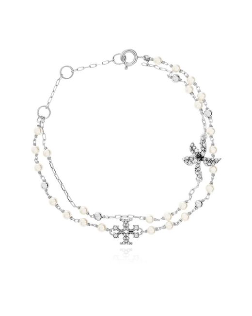 Bracelets di Tory Burch in Metallic