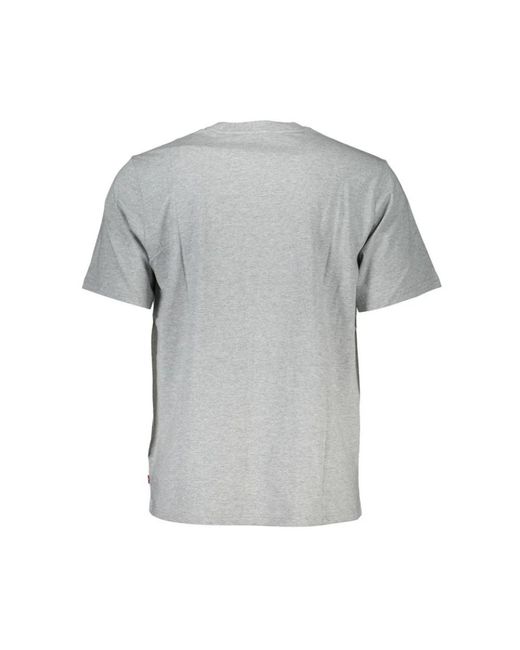 Levi's Tops ,Grijs ,Katoen Grijze Katoenen T-Shirt in het Gray voor heren