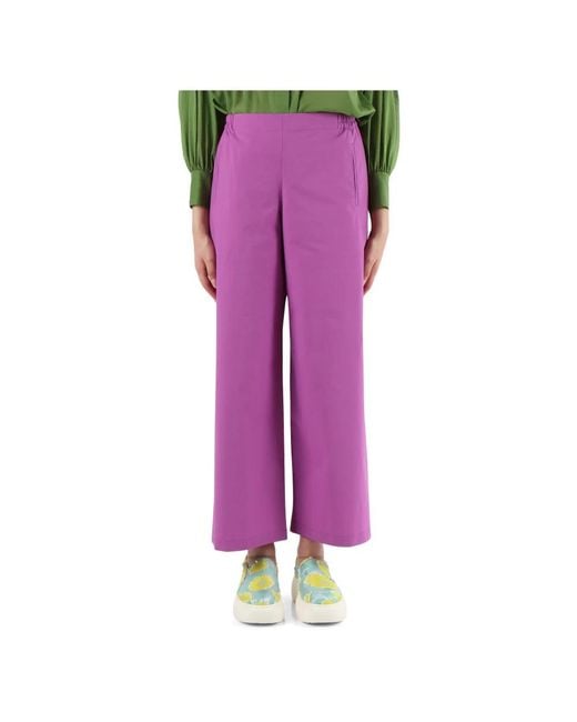Trousers Niu de color Purple