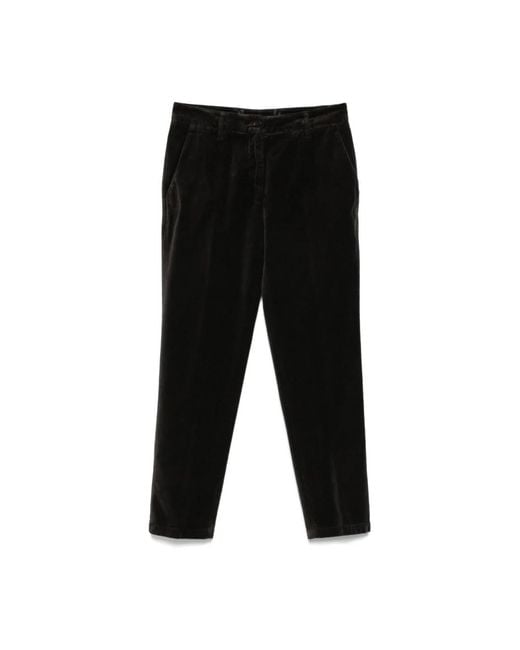 Aspesi Black Slim-Fit Trousers