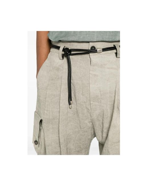 Ziggy Chen Gray Wide Trousers for men