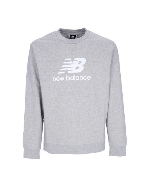New Balance Gray Sweatshirts for men