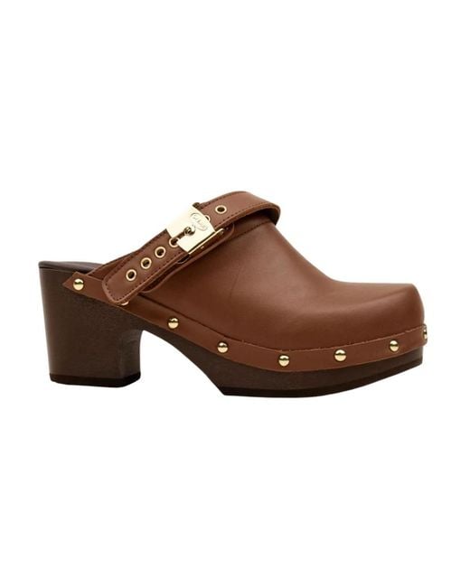 Clogs di Scholl in Brown
