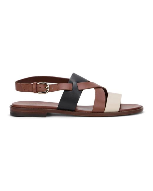 Flat Sandals di Doucal's in Brown