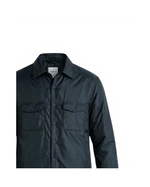 Aspesi Blue Casual Shirts for men